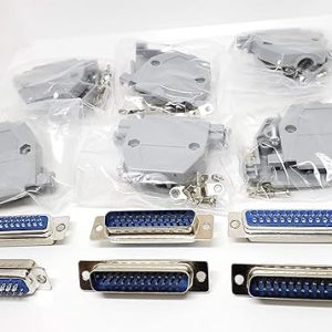 DB25 Female Solder Connector, 25PIN RS232 Terminal Adapter  with Case  (PACK OF 10) (Copy)