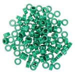 PriEnt - Toroid Core, Ferrite Chokes Ring Iron Powder Inductor Ferrite Rings, Blue, (12X7X5) mmToroid Ferrite Cores Green Inductor Coils Ferrite Ring Toroid (Pack of 5)