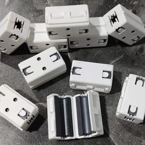 FERRITE CLAMP CORE 6.5MM WHITE